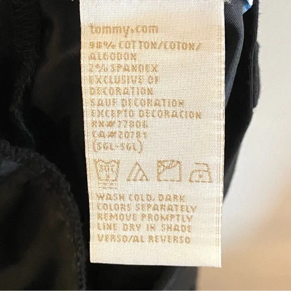 Tommy Hilfiger black pants size 16. - Picture 4 of 6